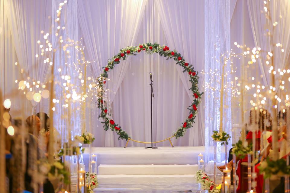 This stunning cermony space