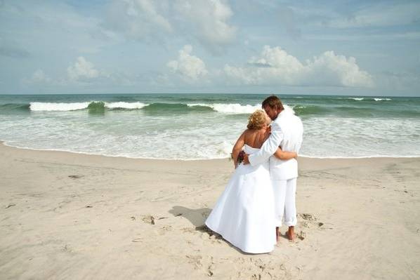 Couple by the beach