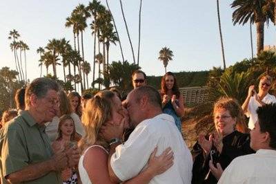 Couple kissing