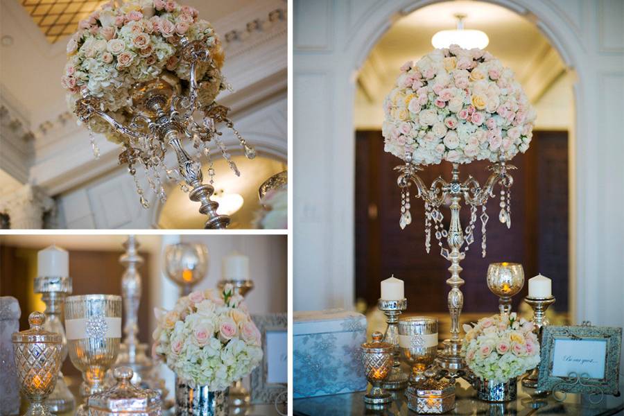 This is the wedding floral we did for Alisia and Ody at the Beverly Wilshire Hotel's penthouse.