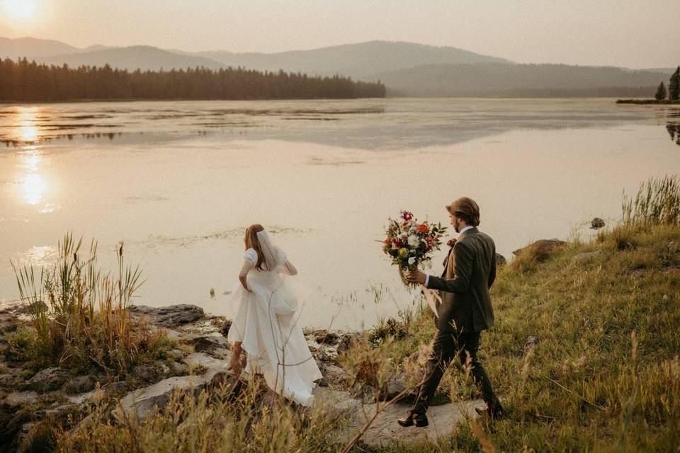 Vintage intimate wedding