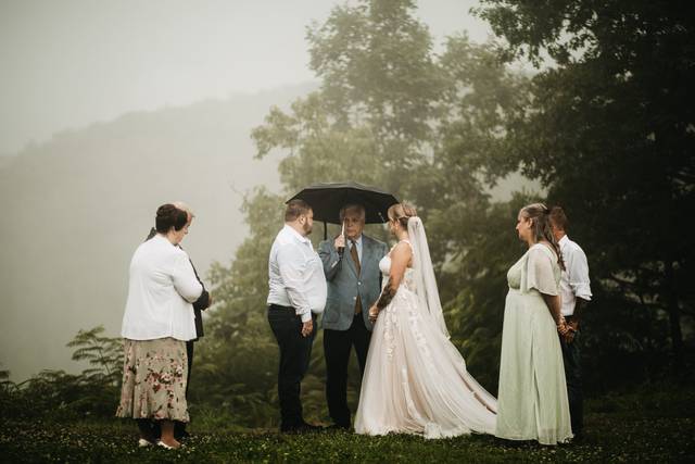 In the rain