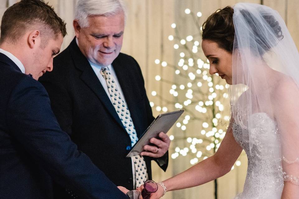 Sand-blending ceremony