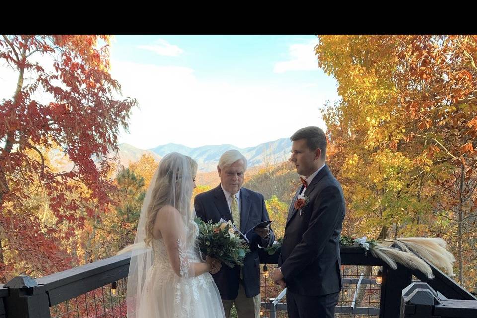 On the back deck