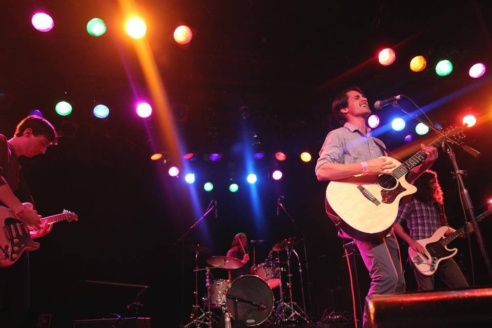 Performing at The Roxy, LA