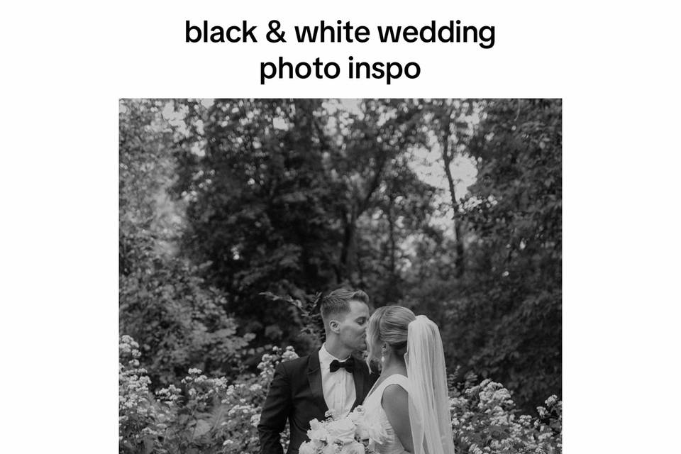 Black and white portrait