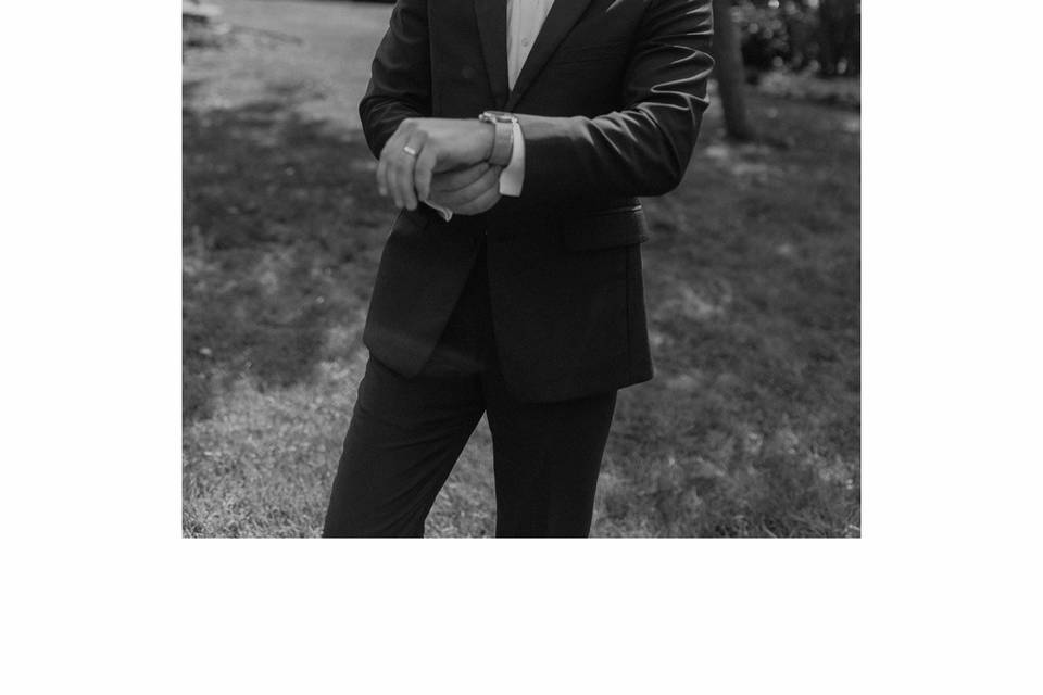 Groom portrait