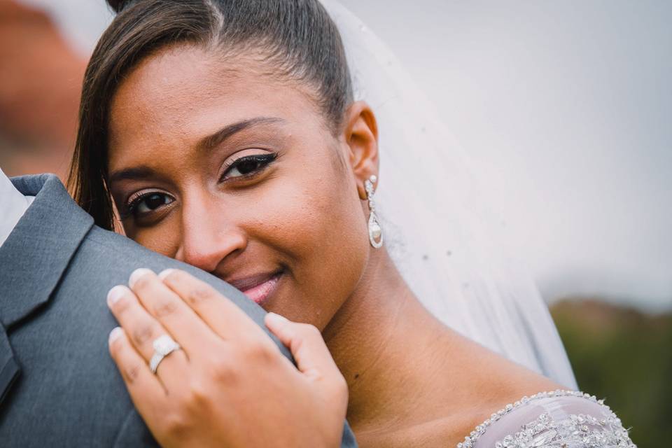 Beautiful black bride