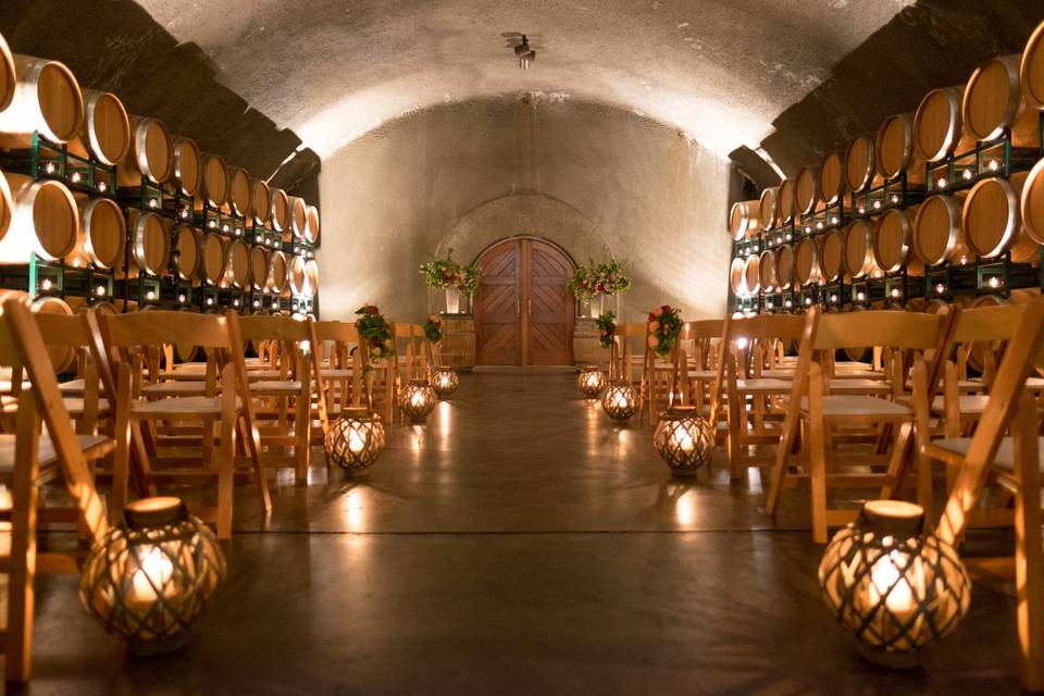 Wine Cave Ceremony