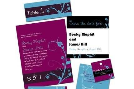 LILY WEDDING INVITATION SET