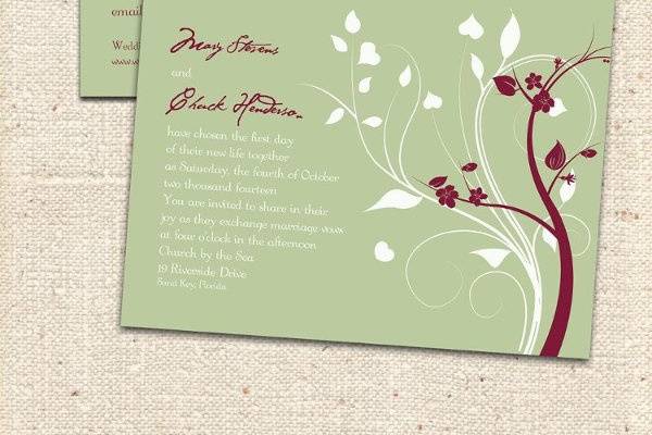 OSIRIS WEDDING INVITATION DIGITAL FILE