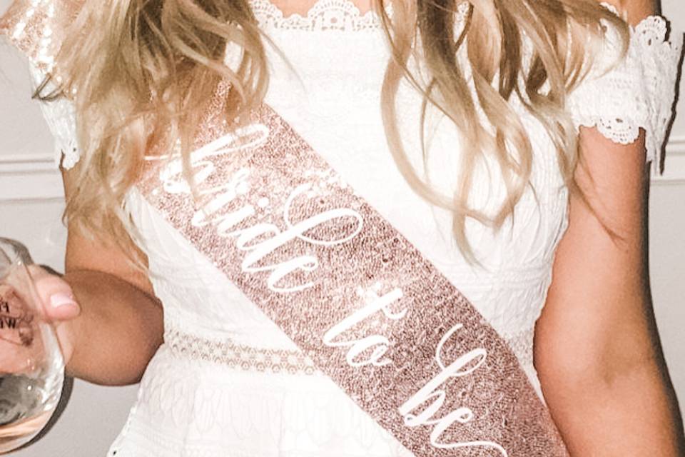 Rose Gold Sash