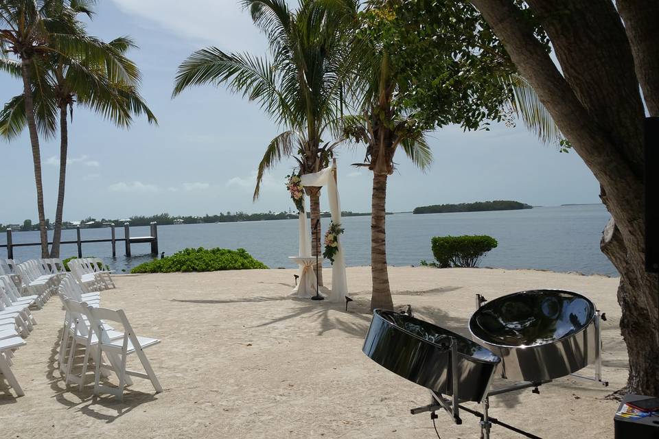 Ceremony on the beach