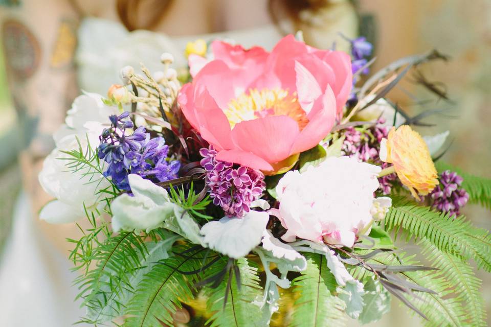 Beautiful wedding bouquet