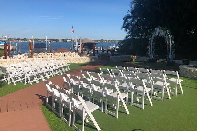 Beautiful waterfront setting