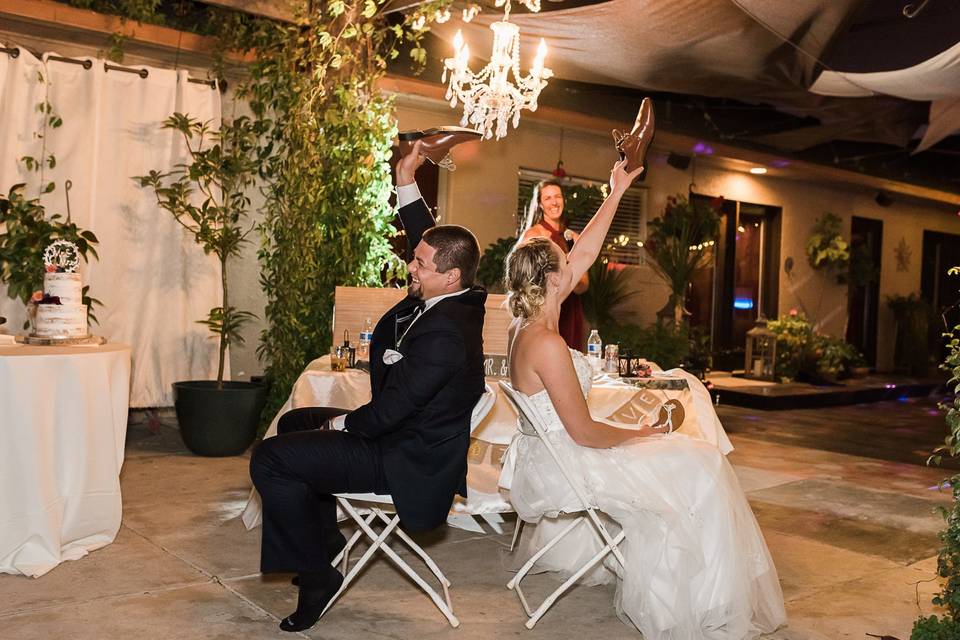 Bouquet toss