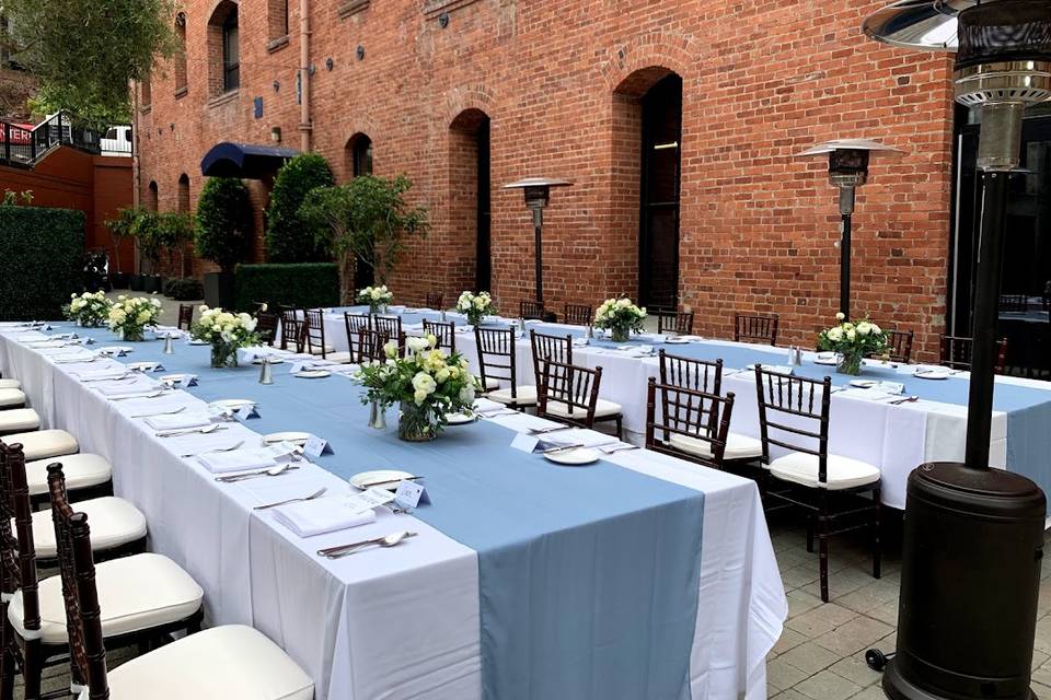 Courtyard - Rehearsal Dinner