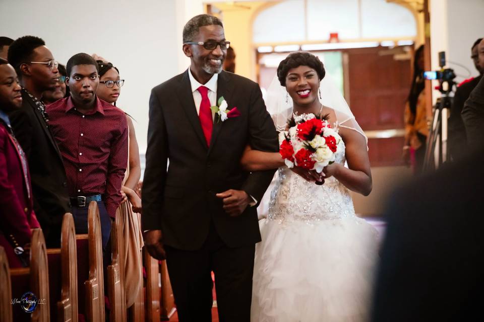 Bride and her Father