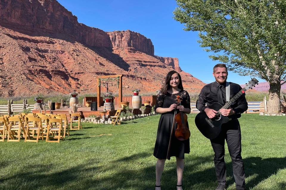 Violin Guitar Red Cliffs Lodge