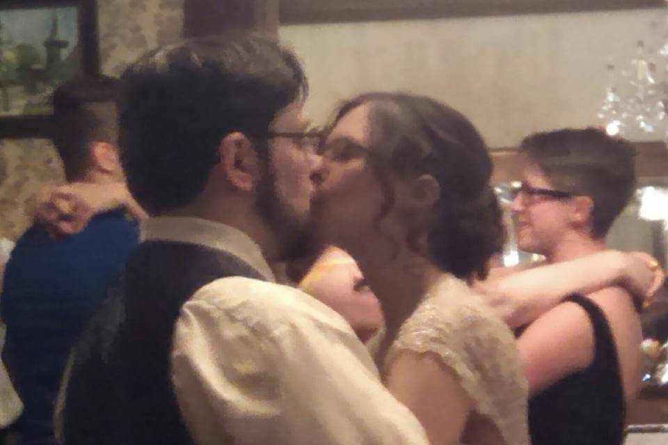 Couple kissing