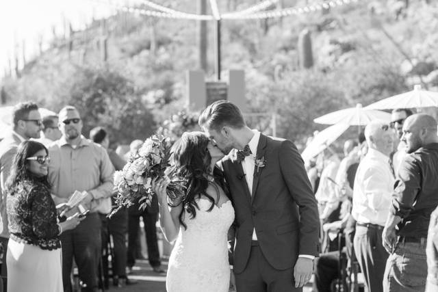 Walking down the isle