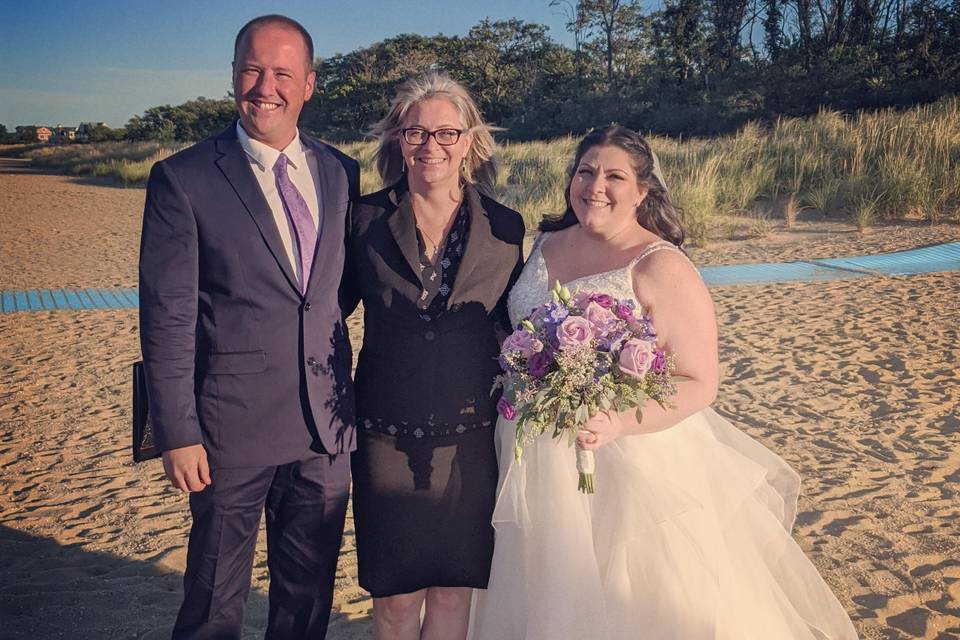 Beach mini-wedding