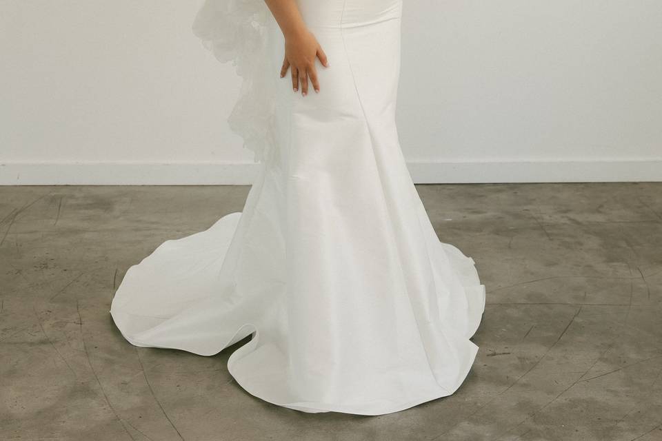 Veil with blusher