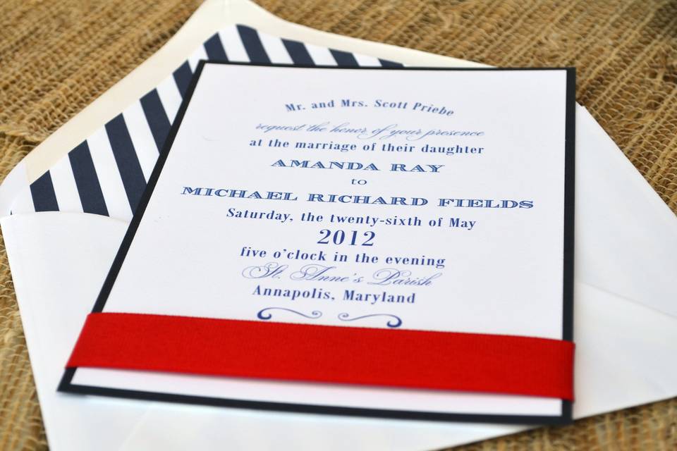 Nautical wedding