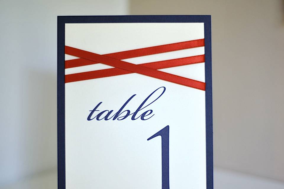 Table number