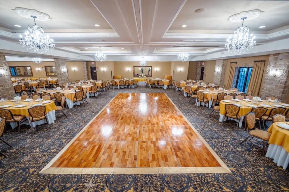 Crystal Ball Room dance floor