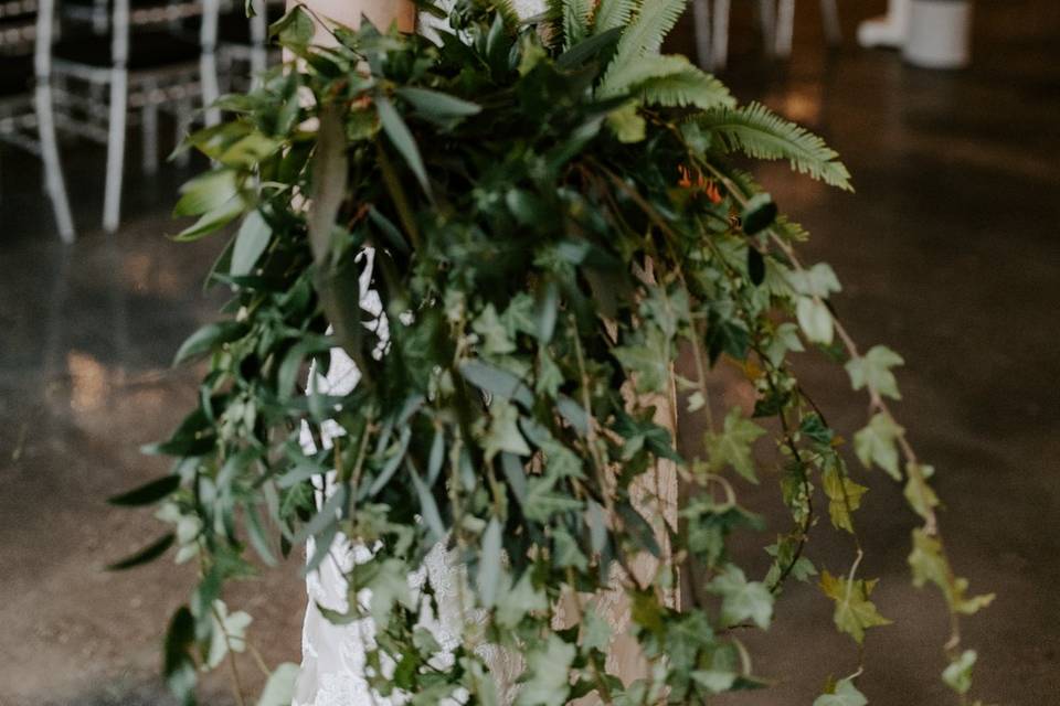 Greenery bridesmaid bouquets