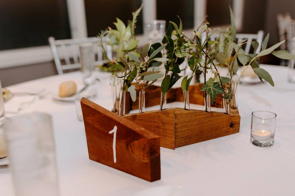 Custom table centerpieces