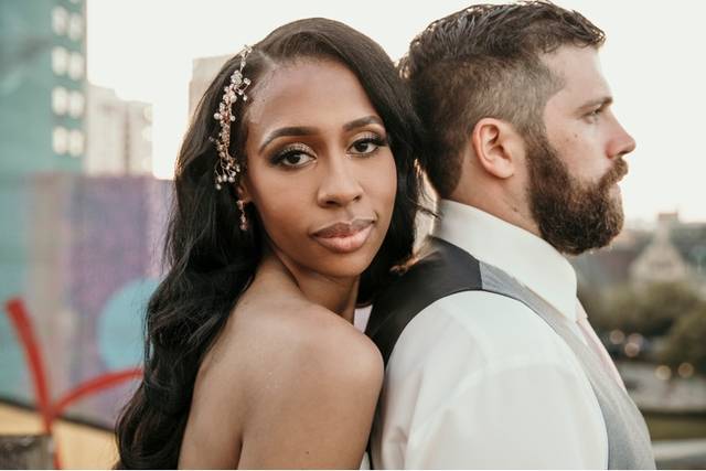 The happy couple