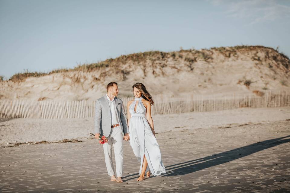 Bride and Groom in Newport