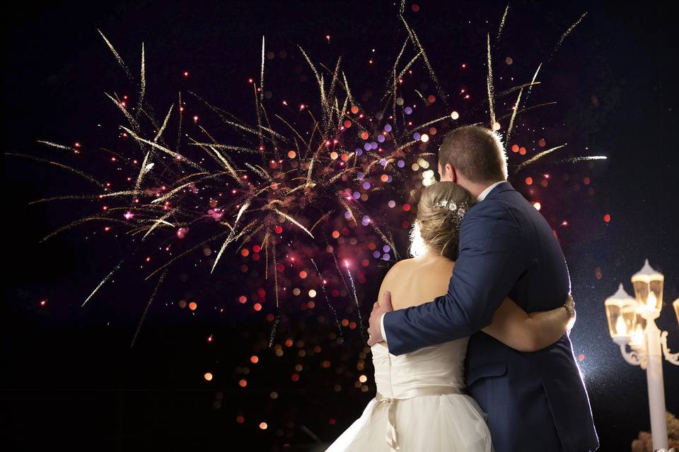 Bride and Groom in Newport