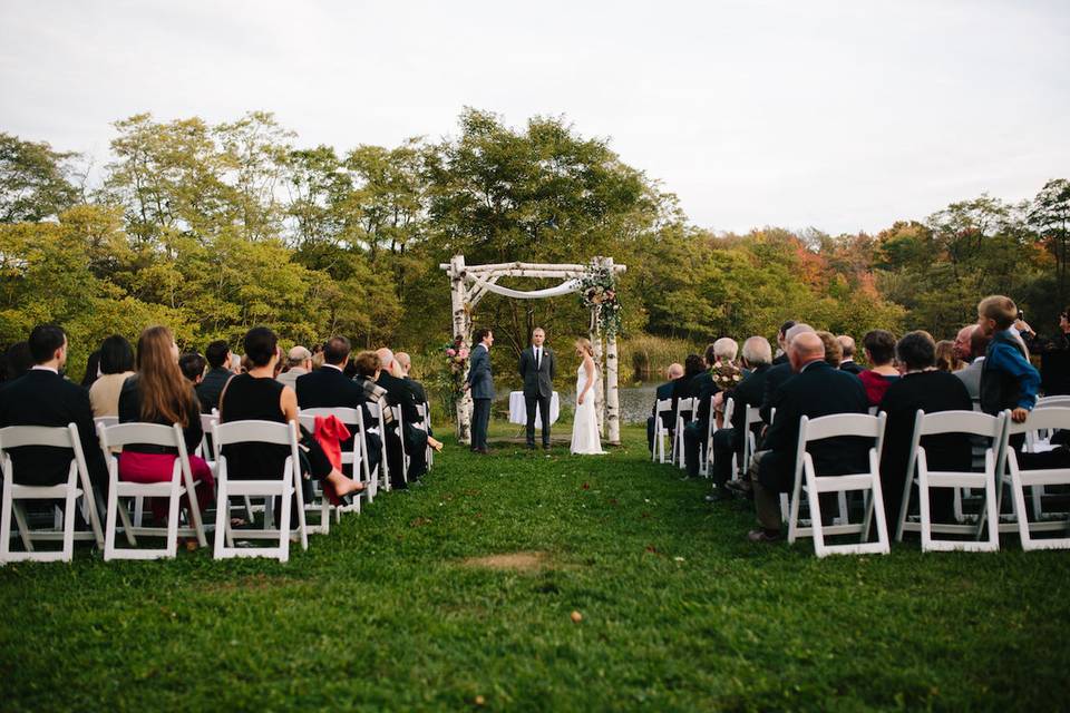 Outdoor wedding