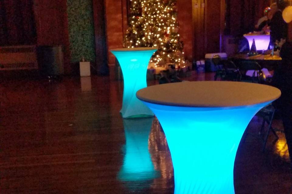 LED Cocktail Tables