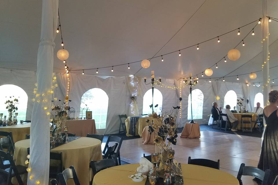 Tents & Rentals Available