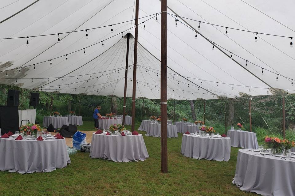 Custom Tented Wedding