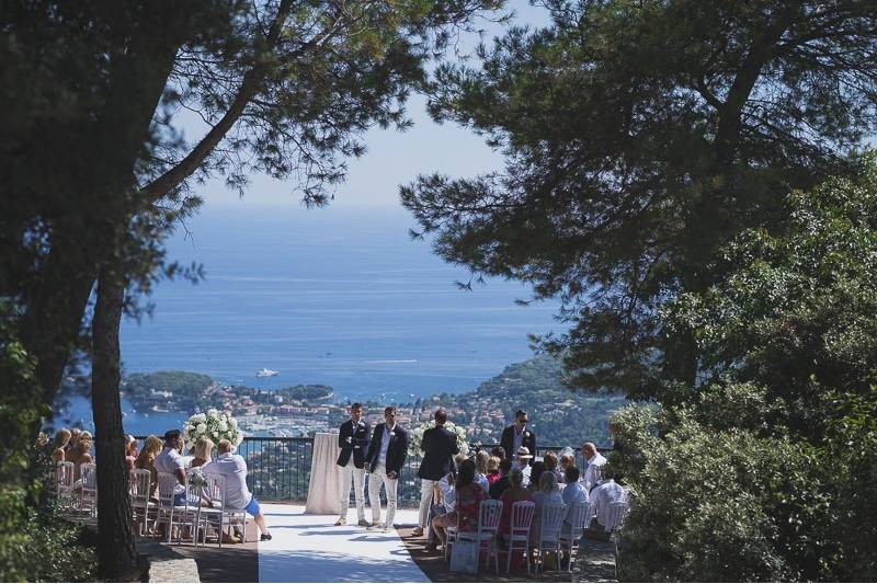 French Riviera wedding