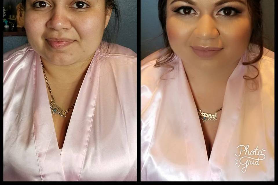Bride Before & After