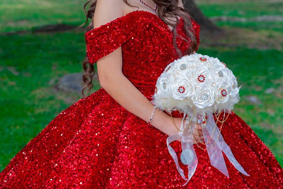 Quinceanera hair and makeup