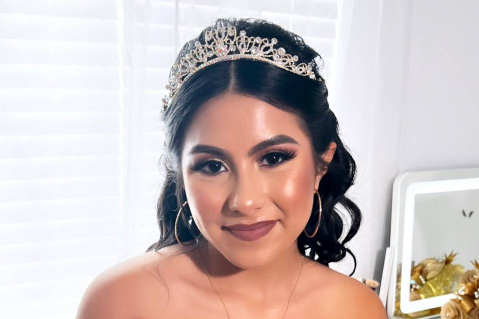 Quinceanera Hair and Makeup