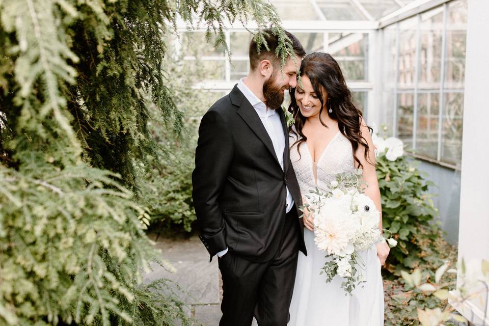 Greenhouse wedding