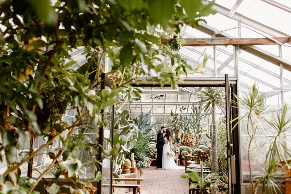 Greenhouse wedding