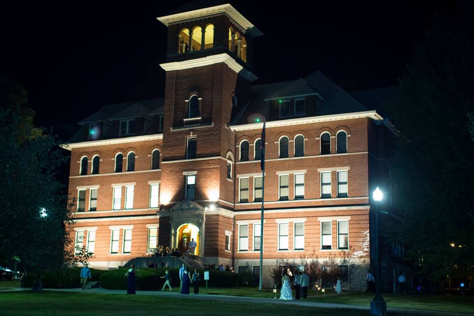 The center at night