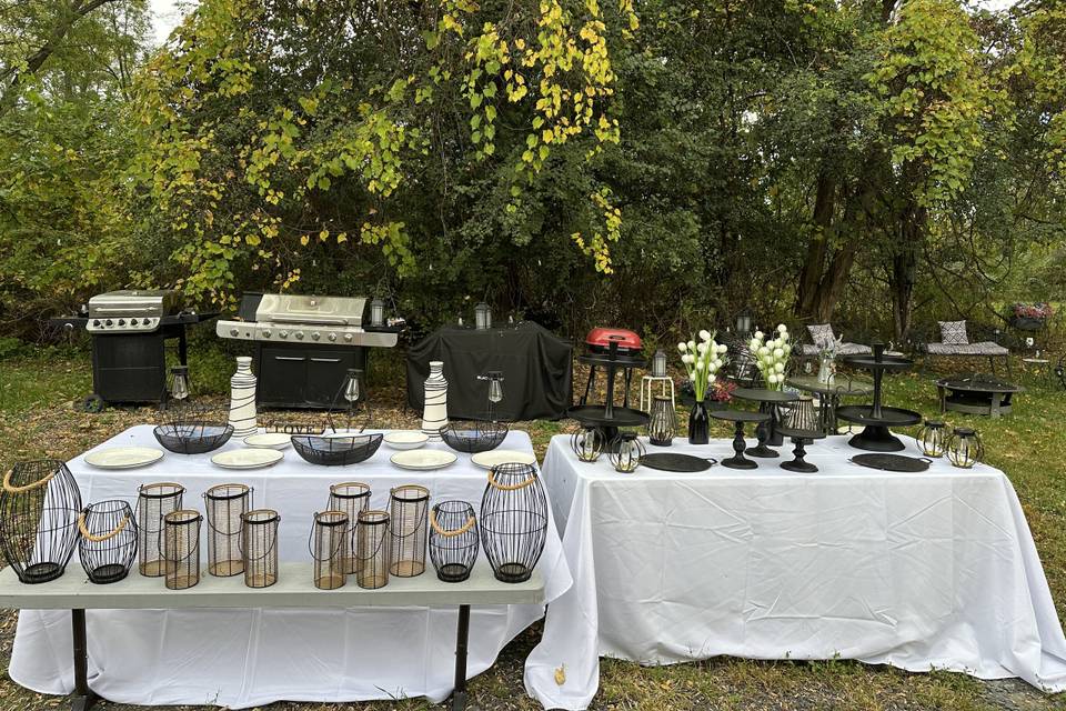 Lanterns & Serving Pieces