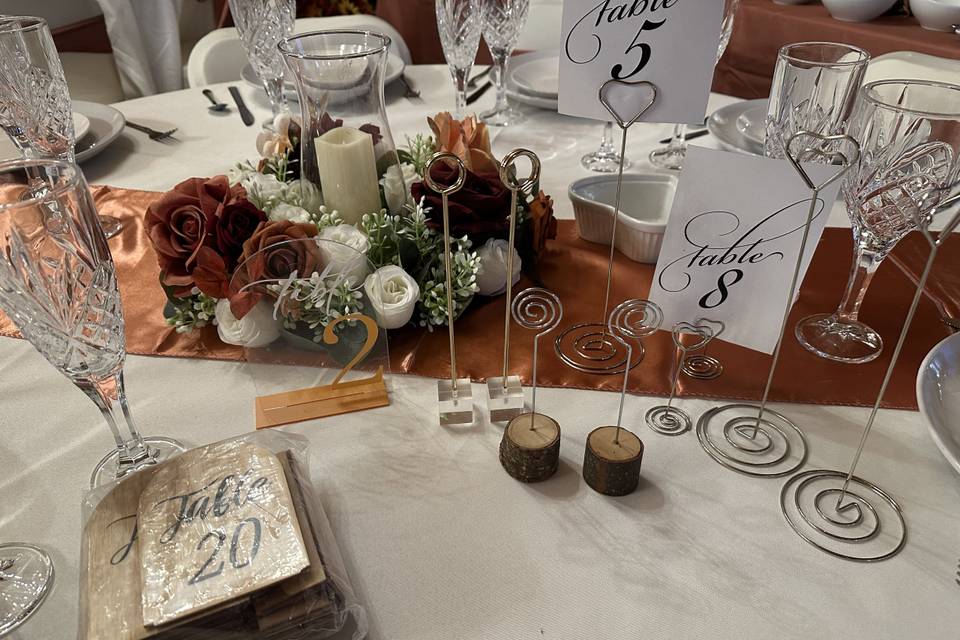 Table Numbers & Holders