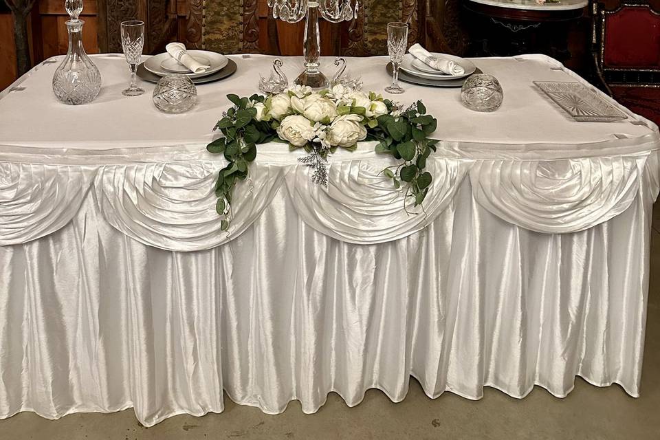 Bridal Head Table