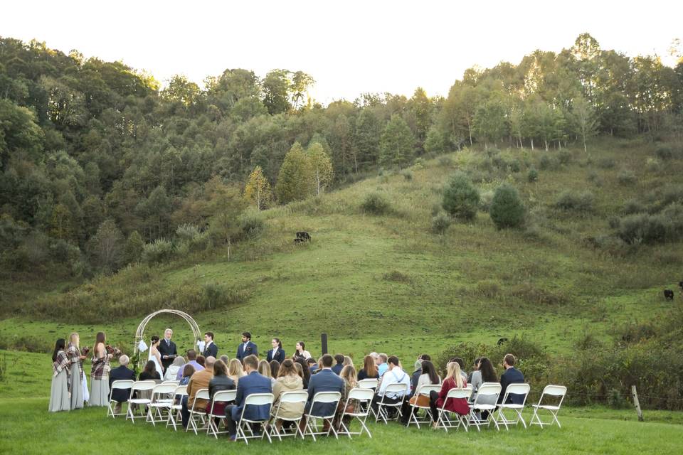 Wedding ceremony.